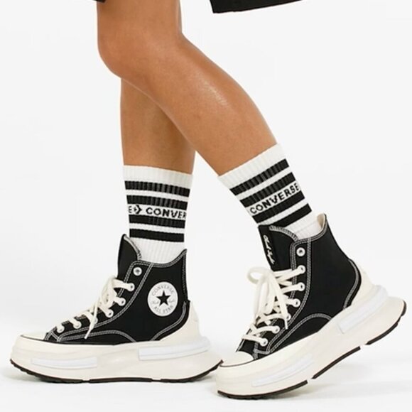 Converse Run Star Legacy Platform Sneaker in Black - Picture 2 of 14